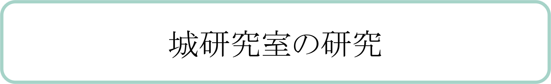 城研究室の研究